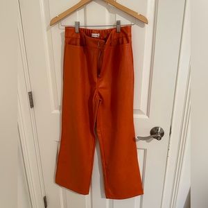 Anthropologie faux leather pants